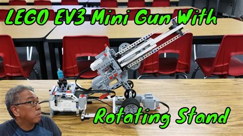 Lego Ev3 Mini Gun With Rotating Stand Gotta See Youtube
