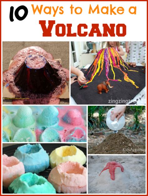 10 Ways To Make A Volcano With Kids Inspiration Laboratories