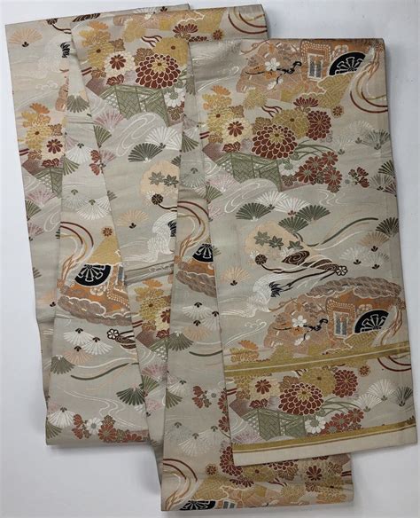 Japanese Vintage Maru Obi / 15268 | Etsy | Vintage japanese, Japanese patterns, Japanese textiles