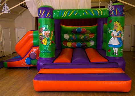 Alice In Wonderland Velcro Castle With Slide Changeable Themes