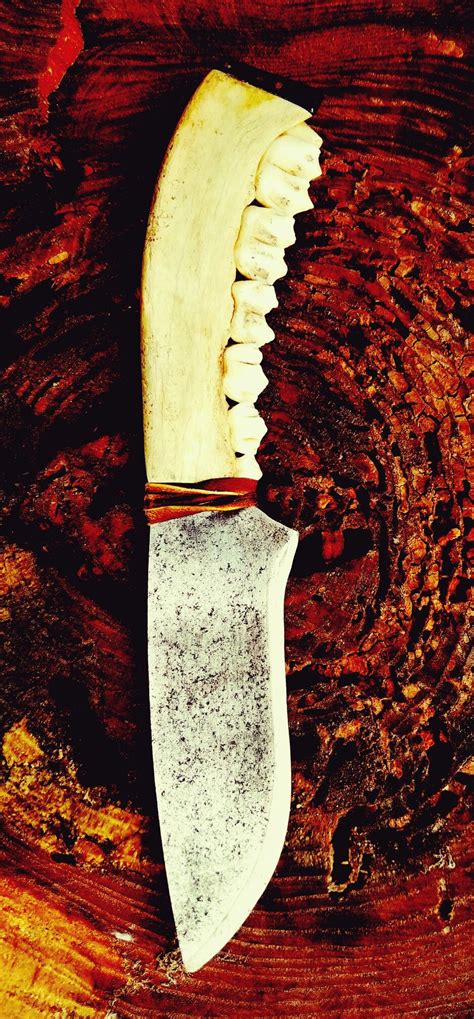Deer Jawbone Knife By Alex Campbell Knife Jaw Bone