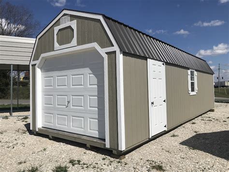 12x32 Lofted Garage Southern Hills Mini Barns