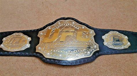 Ufc Ultimate Fighting Championship Beltdual Plated Adult Size Wrestling