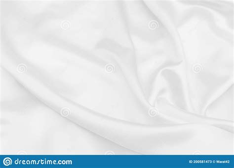 White Satin Fabric Texture Soft Blur Background Stock Image Image Of
