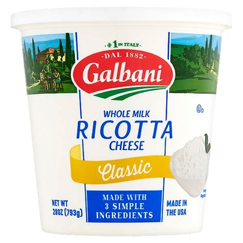 Galbani Classic Whole Milk Ricotta Cheese 28 Oz