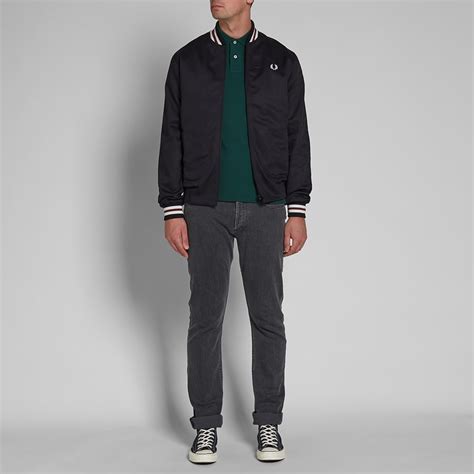 Fred Perry Made In England Original Tennis Bomber Jacket Black End It