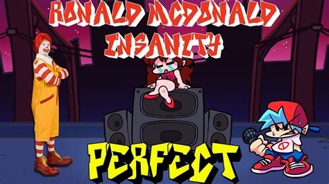 Friday Night Funkin Perfect Combo Ronald Mcdonald Insanity Mod