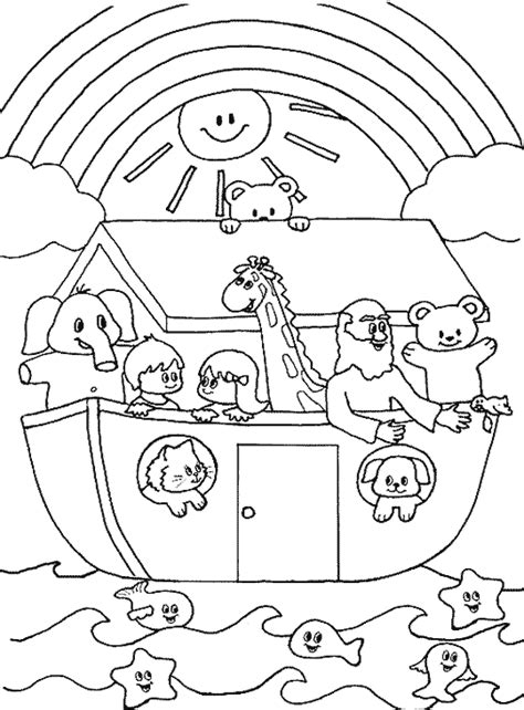 Coloring Pages For Noah's Ark ~ Top Coloring Pages