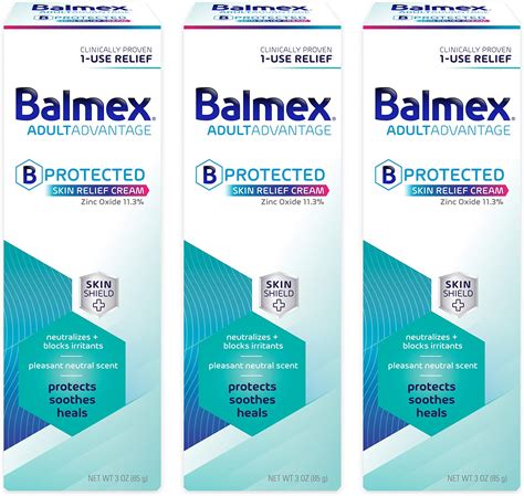 Balmex Adult Advantage Rash Cream 3 Oz Health And Household