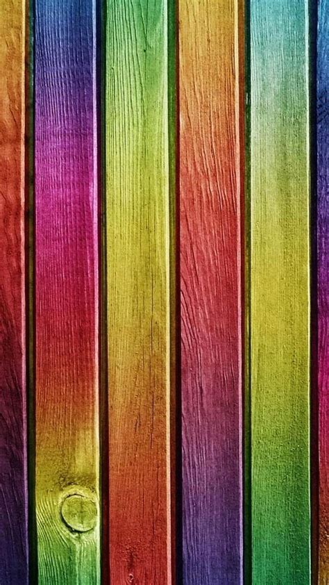 Rainbow Wood Mobile Wallpaper Покраска дерева Обои под дерево