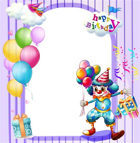 Free Birthday Border Transparent, Download Free Birthday Border