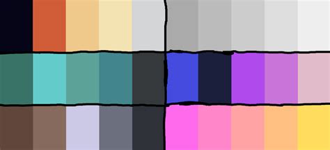 F2u Color Palettes By Tuffcatisroyalty On Deviantart