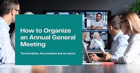 How To Organize An Annual General Meeting Beenote