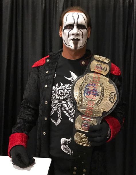 Sting Reunited With The Original Wcw World Heavyweight Championship