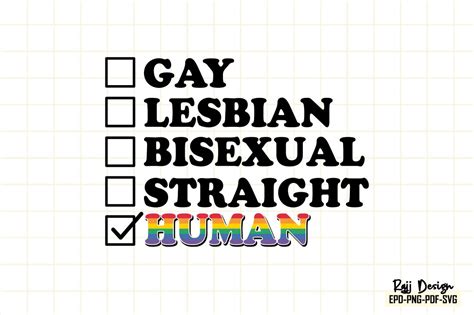 Gay Lesbian Bisexual Straight Human Graphic By Rajjdesign · Creative Fabrica