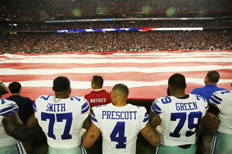 Divisiveness Dallas Cowboys Kneeling Dogs Twitter Epa Political Views