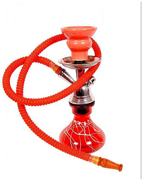 Buy Desi Karigar Glass Red Hookah Set Of 1 Online At Low Prices In India
