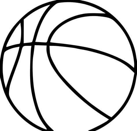 Coloriage d un ballon de Basketball à imprimer sur Coloriage DE com