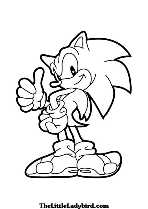 Dibujos De Sonic Para Colorear Colorear24 Com