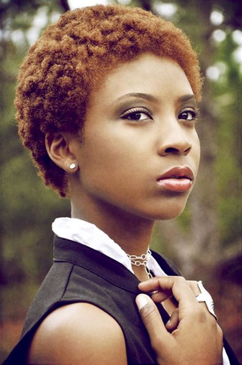 pictures of cute natural short hairstyles for black women