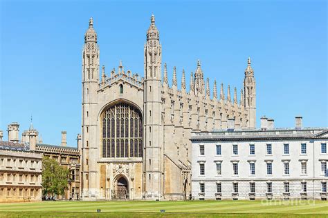 Kings College Chapel From The Backs Cambridge University