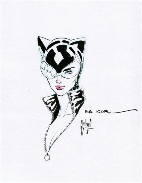 Catwoman By Guillem March In Igor Davidoffs Catwoman Comic Art