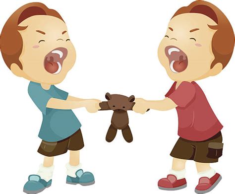Best Kids Fighting Clip Art Illustrations Royalty Free Vector Graphics