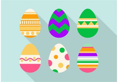 Fourteen free printable easter egg sets of various sizes to color, decorate and use for various crafts and fun easter activities. Easter Egg Vector Design Set - Download Free Vectors ...