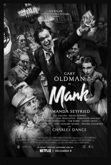 Usually when a poster gets featured on this site it's done with rugged efficiency: Mank: VIDEO del nuevo adelanto y FOTO del póster de la ...