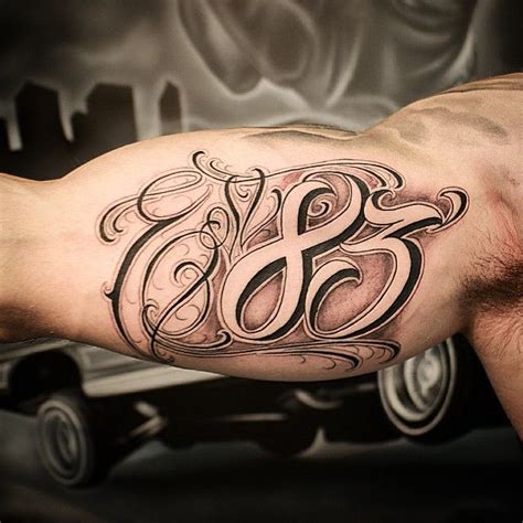 Number Fonts Tattoo Pin On Tattoo Ideas Handmade Type Letters