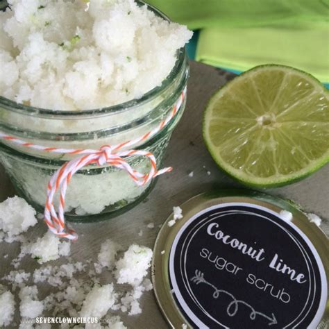 Coconut Lime Sugar Scrub Homemade T Idea