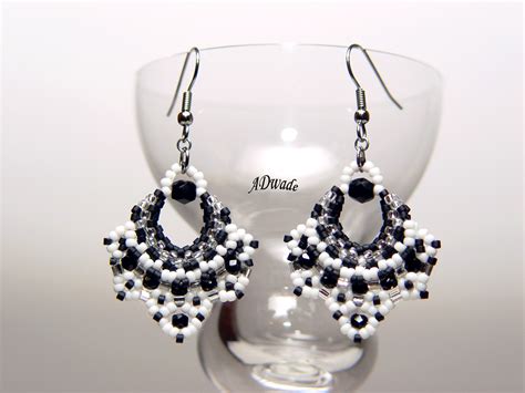 Black And White Earrings Galerías