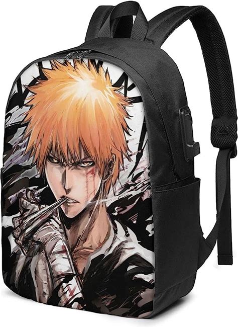 Bleach Anime Anime Cartoons Backpack Laptop Backpack Leisure Backpack