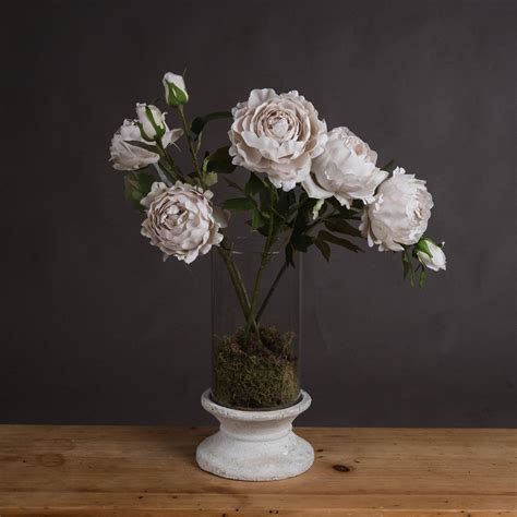 Grey Peony Rose Wholesale By Hill Interiors