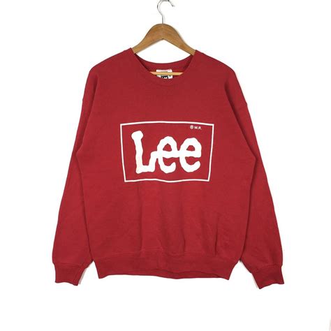 Lee Vintage Lee Usa Mr Union Made Jeans Big Print Redsweatshirt Grailed