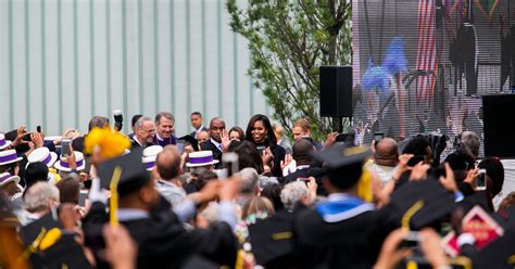 Michelle Obama Denounces Donald Trump In Cuny Commencement Speech The