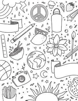 Binder Cover Coloring Sheet By Art By Melle Teachers Pay Teachers