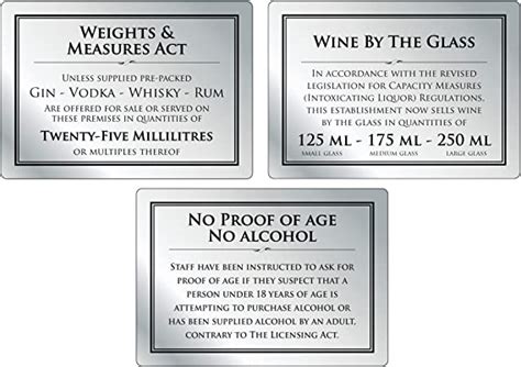 Mileta Weights And Measures Act 25ml Sign Wine By The Glass 125ml 175ml