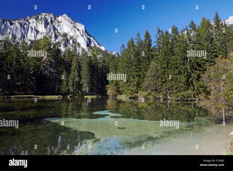 Gruner See Green Lake Styria Austria Stock Photo Alamy