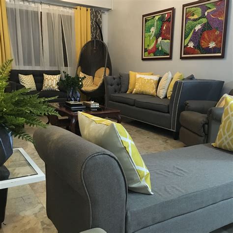 Living Room Gray And Yellow Color Scheme Living Room Home Decor Decor