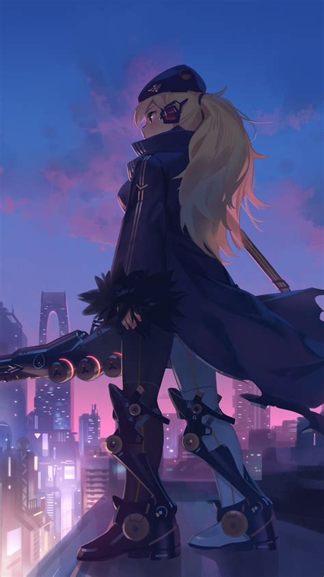 2160x3840 Anime Girl In City 4k Sony Xperia Xxzz5 Premium Hd 4k