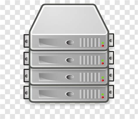 Computer Servers 19 Inch Rack Ico Server Multiple Icons Transparent Png