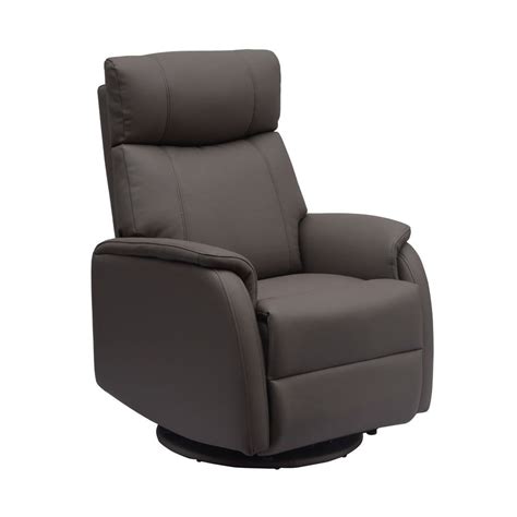 Living room manual recliner fabric chair armchair with competive price. Swivel Reclining Chair Electric Charcoal Faux Leather ...