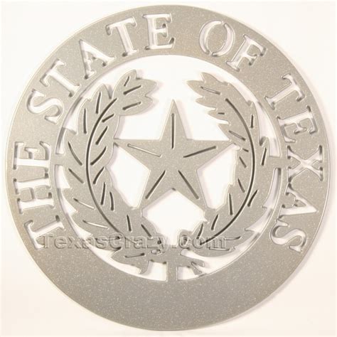 Buy State Seal Of Texas Metal Art Wall Plaque