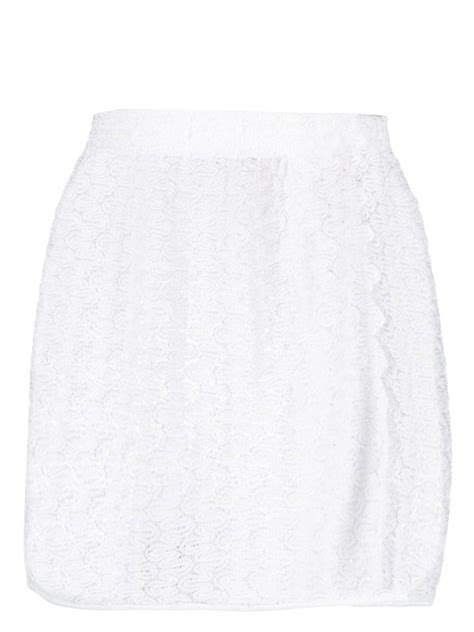 missoni knitted elasticated waist short skirt farfetch