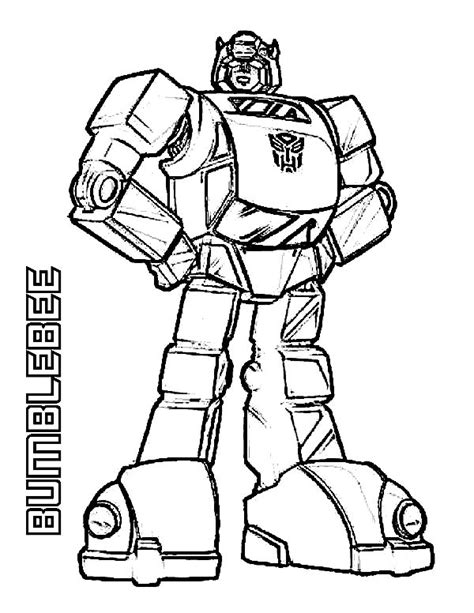 Free printable optimus prime coloring pages. Bumblebee Transformer Coloring Pages Printable - ClipArt Best
