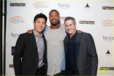 Michael B Jordan Supports Nick Cannon At Get Lucky For Lupus La
