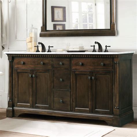 Legion Furniture Wlf6036 60 60 In Double Bathroom Vanity With Carrara
