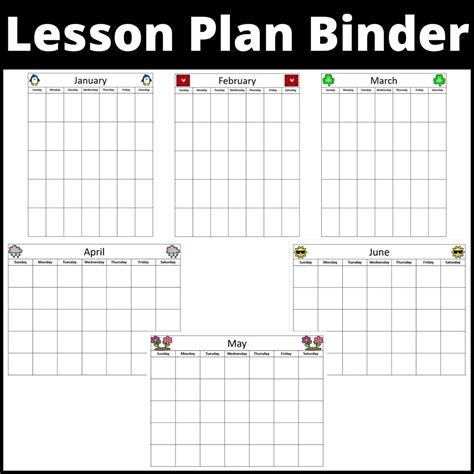 Lesson Plan Binder Etsy