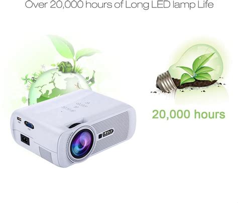 The projectors we highlight here are relatively lightweight, with the heaviest weighing just more than. iRULU Mini LED Projector, 800480, Support 1080p for Full ...